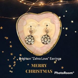 Brighton “Zahra Love” earrings.  NWT.  Boxed and ready to go for Christmas.